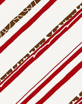 Red Brown Diagonal Stripe Texture Rug