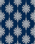White Starburst Medallion Navy Rug