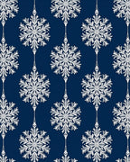 White Starburst Medallion Navy Rug