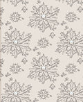 Ethereal Winter Snowflake Sketch Rug