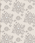Ethereal Winter Snowflake Sketch Rug