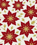 Crimson Gold Floral Bloom Layout Rug