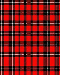 Crimson Black White Plaid Check Rug