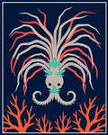 Oceanic Coral Reef Creature Rug