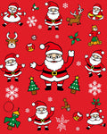 Jolly Santa Claus Christmas Collection Rug