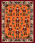 Crimson Soldier Foliage Border Rug