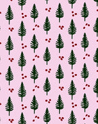 Forest Pine and Berry Scatter Rug