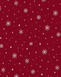 Red White Winter Flurry Sprinkle Rug