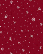 Red White Winter Flurry Sprinkle Rug