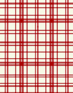 Classic Red Tartan Plaid Rug