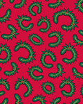 Festive Green Fir Wreath Accents Rug