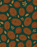 Autumn Pinecone Woodland Forest Rug