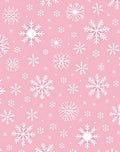 Pink Soft Mandala Snowflakes Rug