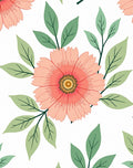 Coral Bloom Botanical Garden Repeat Rug