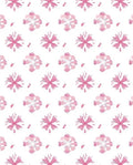Soft Pink Floral Medallion Arrangement Rug