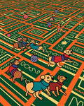 Charming Dogs In Christmas Balls Rug