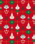 Rustic Red Green White Tartan Plaid Ornament Rug