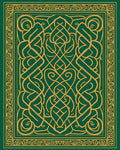 Emerald Gold Interlace Scroll Rug