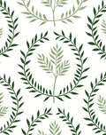 Verdant Green Leafy Branches Rug