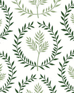 Verdant Green Leafy Branches Rug