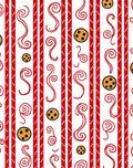Red White Candy Swirl Cookie Rug