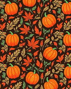 Vibrant Orange Pumpkin Autumn Foliage Rug