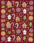 Whimsical Christmas Cookie Gingerbread Houses Rug