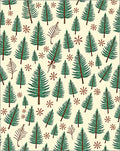 Festive Evergreen Forest Scatter Rug