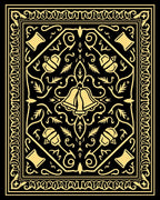 Golden Bells with Vintage Border Rug