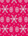 Winter Bloom Starflake Arrangement Rug