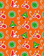 Happy Holiday Christmas Cookie Medley Rug