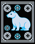 Arctic Bear Snowflake Collection Rug