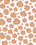 Autumn Orange Leaf Medley Rug