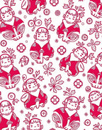 Crimson Children Flora Scatter Rug
