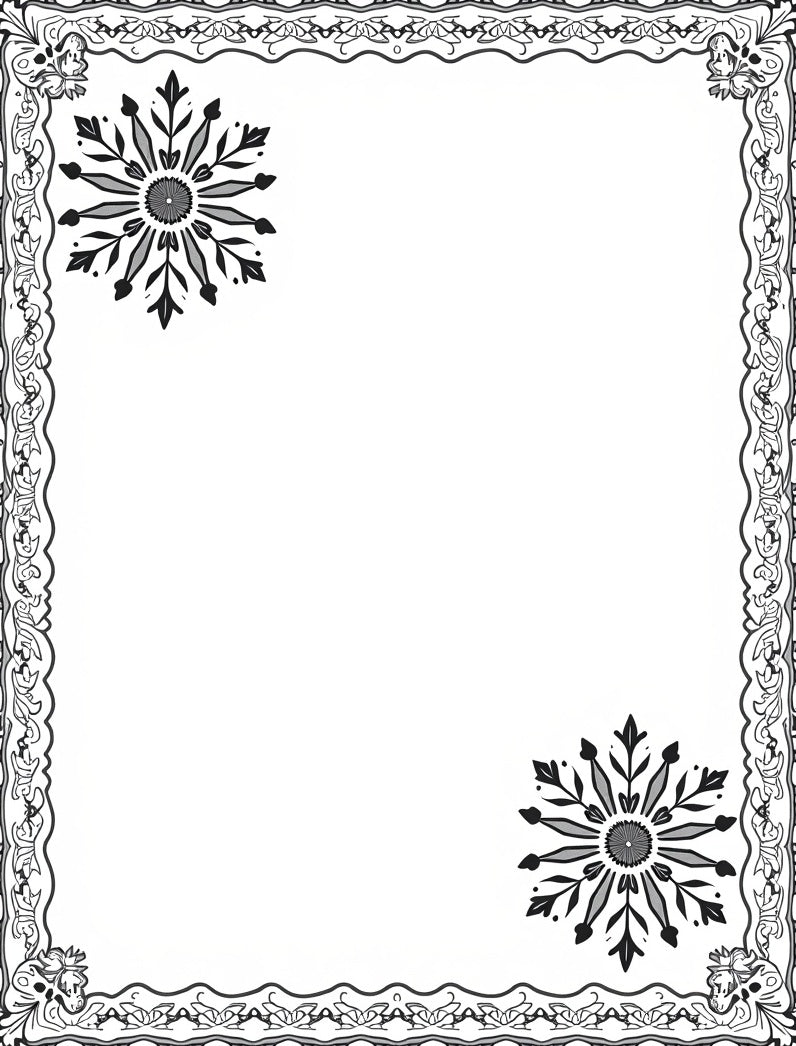 Ornate Gray Starburst Border Rug
