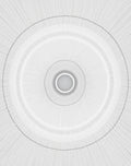 Monochromatic Radial Sunburst Rug
