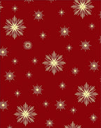 Crimson Starburst Radiance Accents Rug