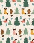 Forest Friends Woodland Creatures Rug