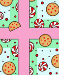 Sweet Treat Cookie Peppermint Tile Rug