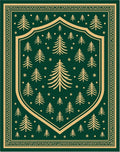 Forest Green Pine Crest Rug