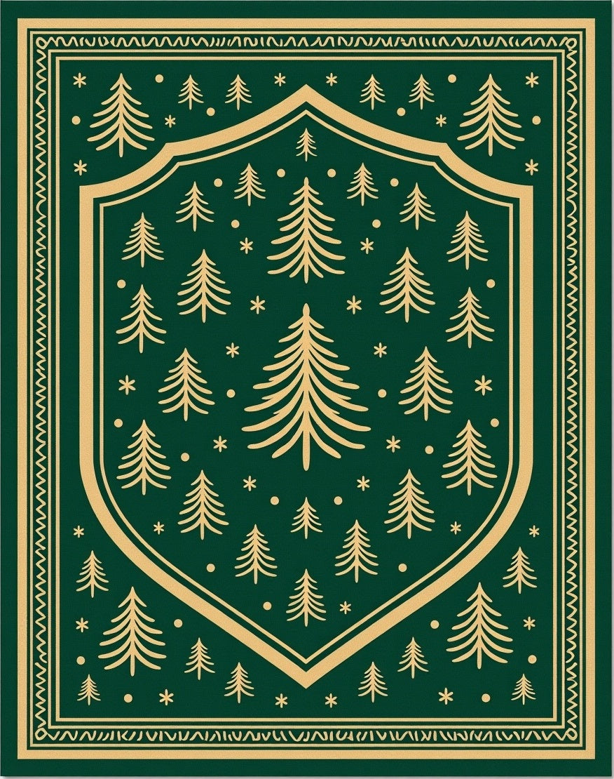 Forest Green Pine Crest Rug