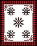 Buffalo Check Snowflake Accent Rug