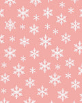 White Snowflake Scatter Coral Rug
