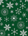 Winter Snowflake Holiday Graphics Rug