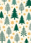 Forest Green Pine Scatter Rug