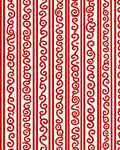 Red Swirl Stripe Rug
