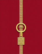 Crimson Gold Linear Tapestry Rug