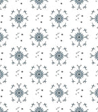 Blue Starburst Garden Medallion Rug