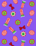 Red White Candy Festive Collection Rug