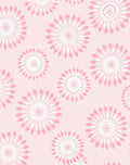 Sweet Pink Floral Medallion Garden Rug